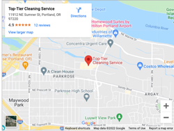 Top Tier Cleaning Service on Google Maps